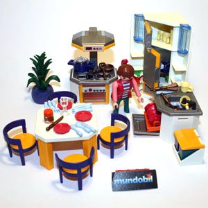 Playmobil cuisine moderne 3968 incomplet -  France