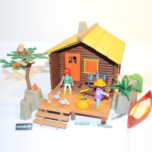 Mur Côté Gauche Cabane des Pêcheurs 3826 PLAYMOBIL X249 FORET 