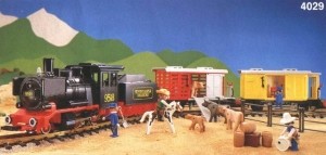 Coffret train playmobil 4024 neuf complet marchandise piece de Coffret train playmobil 4024 neuf complet marchandise piece de