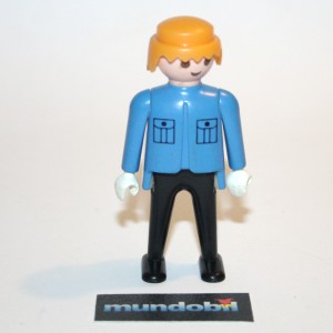 Playmobil Black & Blue Police Officer